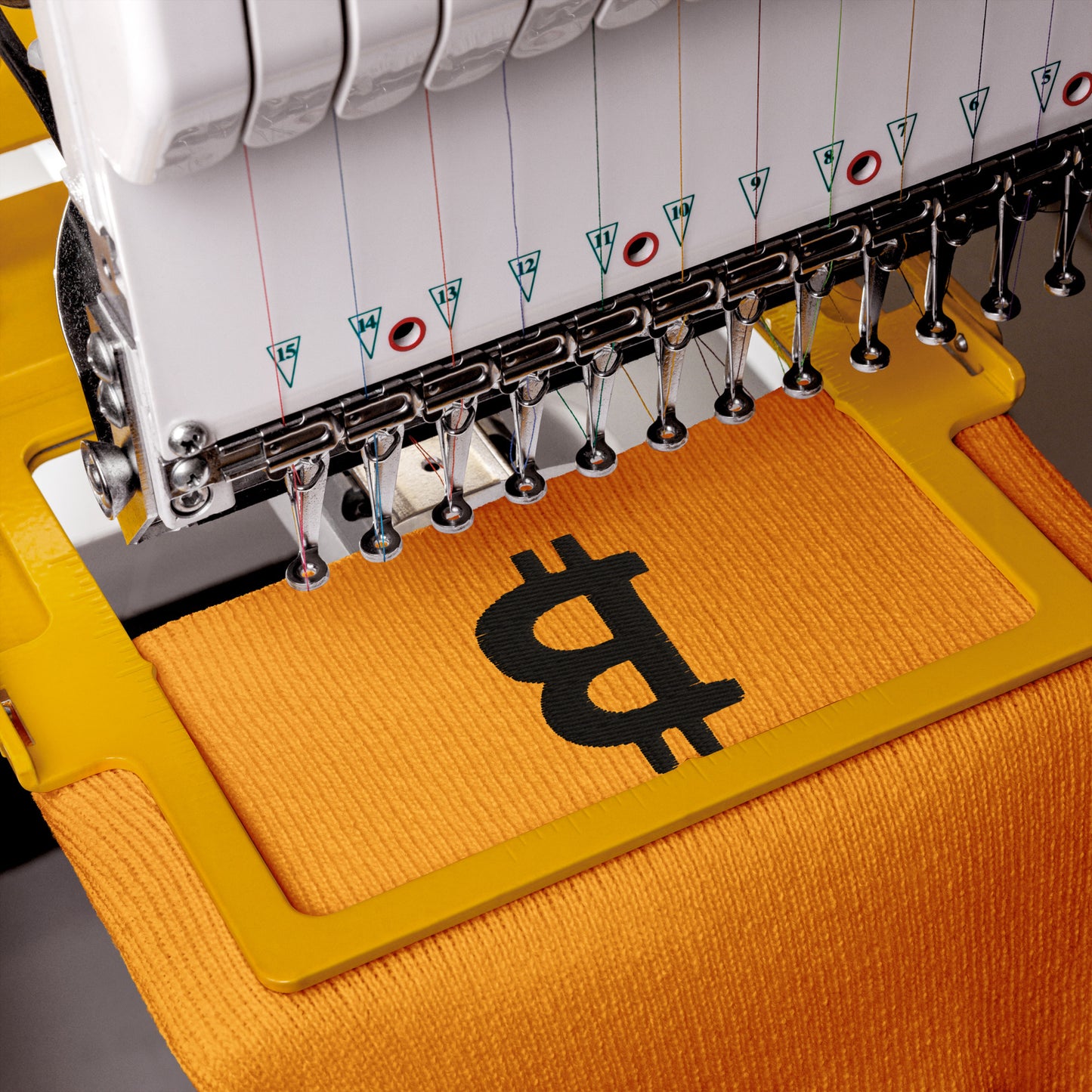 Damen Bitcoin Logo Beanie Schwarz