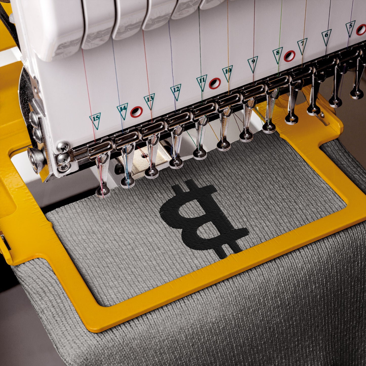 Damen Bitcoin Logo Beanie Schwarz