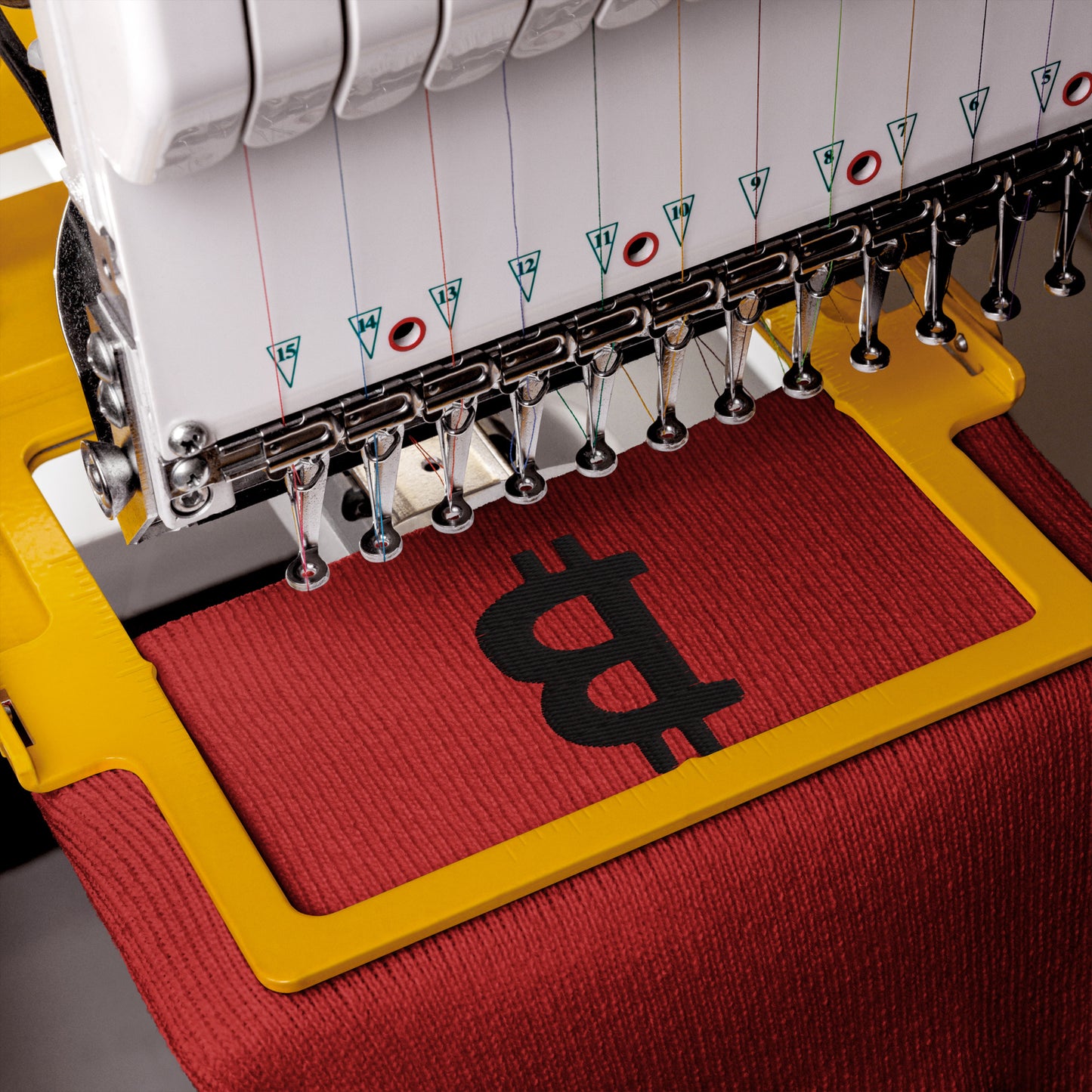 Damen Bitcoin Logo Beanie Schwarz