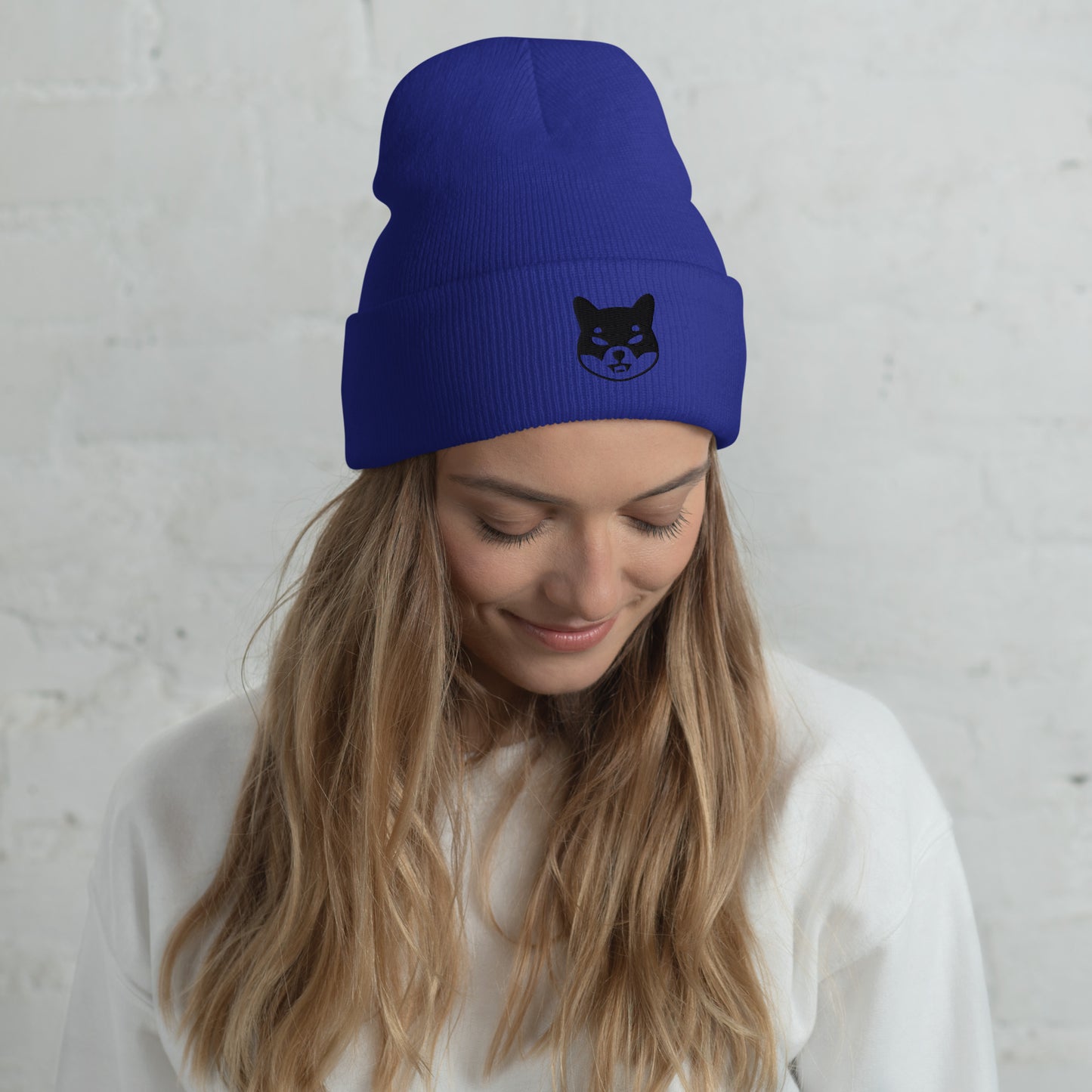 Damen Batman Shiba Inu Beanie Schwarz