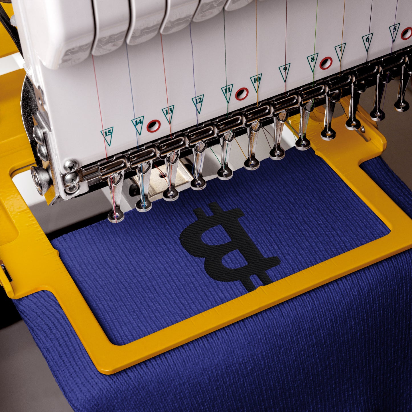 Damen Bitcoin Logo Beanie Schwarz