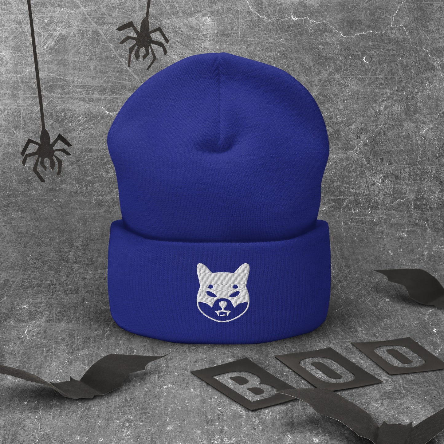 Herren Batman Shiba Inu Beanie Weiss