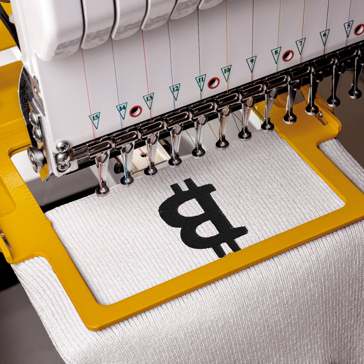 Damen Bitcoin Logo Beanie Schwarz