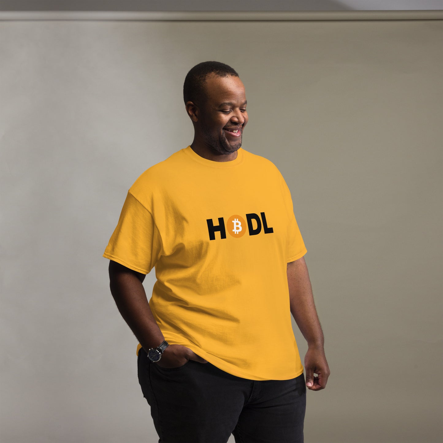 Herren HODL T-Shirt für Bitcoin-Maxis - AJHODL Fashion