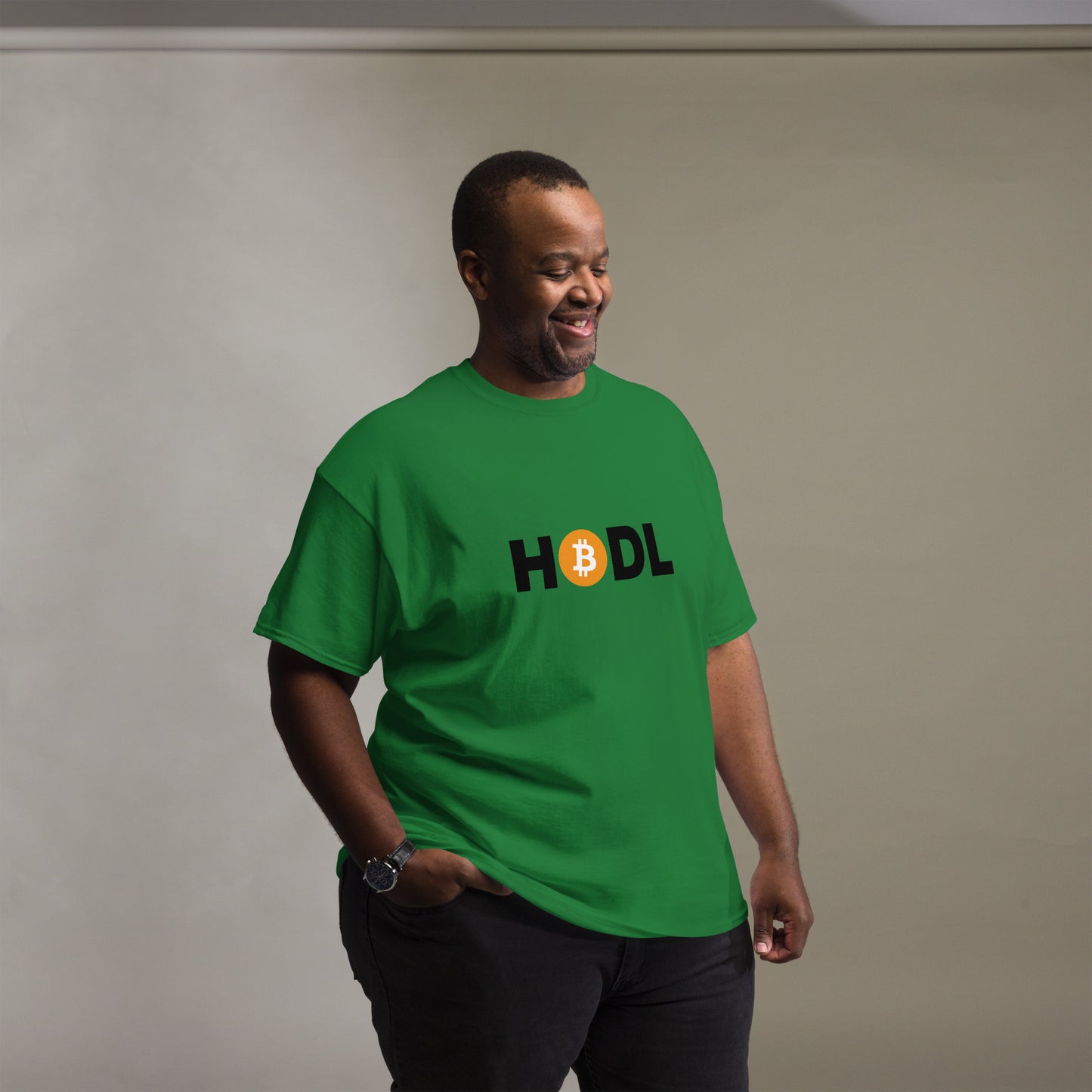 Herren HODL T-Shirt für Bitcoin-Maxis - AJHODL Fashion