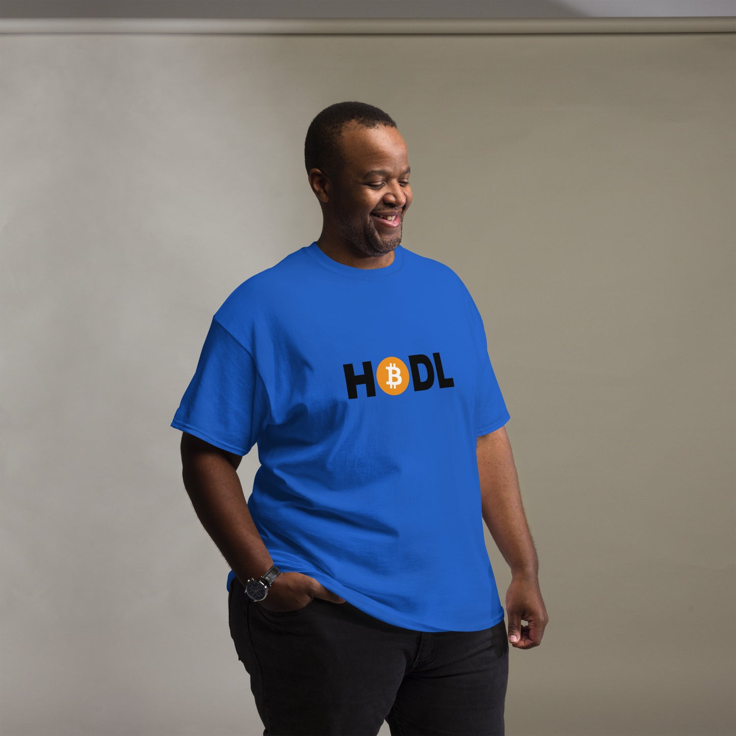 Herren HODL T-Shirt für Bitcoin-Maxis - AJHODL Fashion