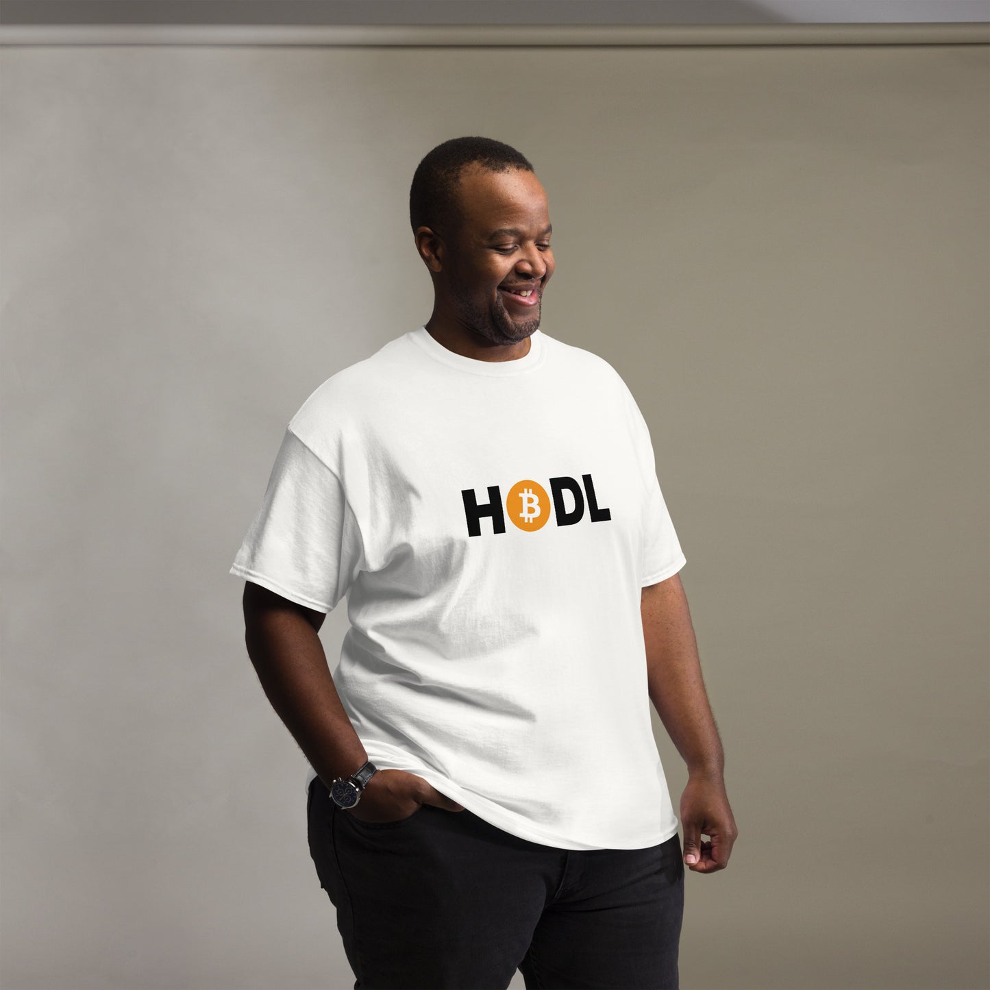 Herren HODL T-Shirt für Krypto-Enthusiasten - AJHODL Fashion