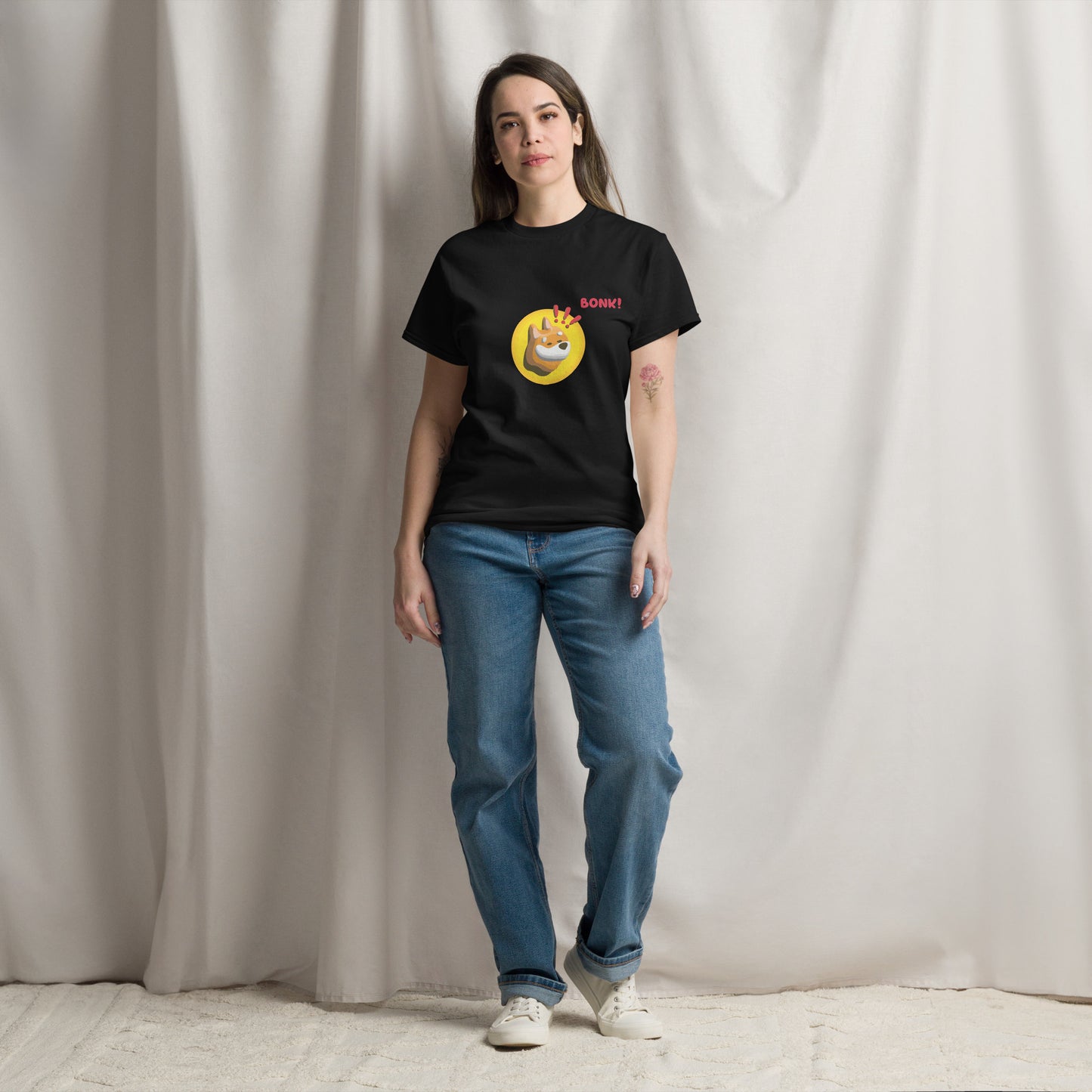 Damen Bonk Meme Coin T-Shirt