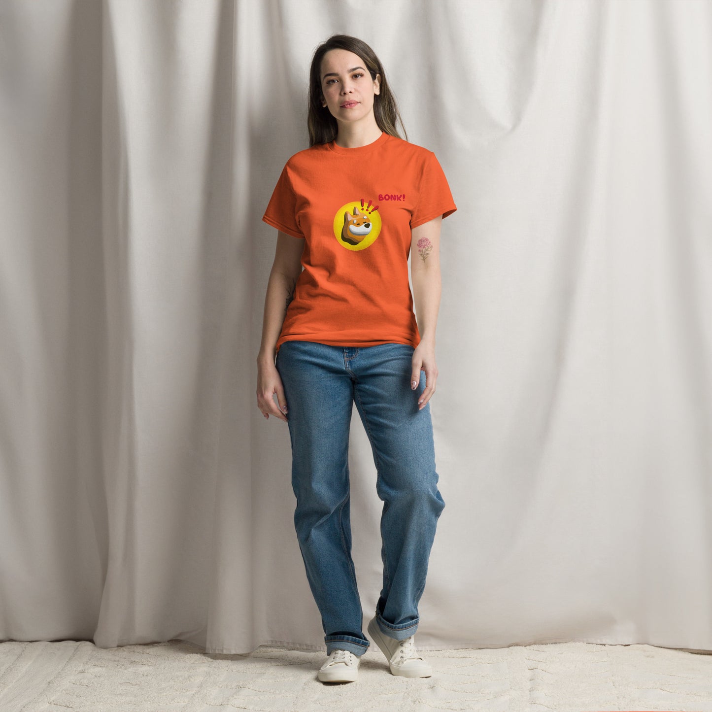 Damen Bonk Meme Coin T-Shirt
