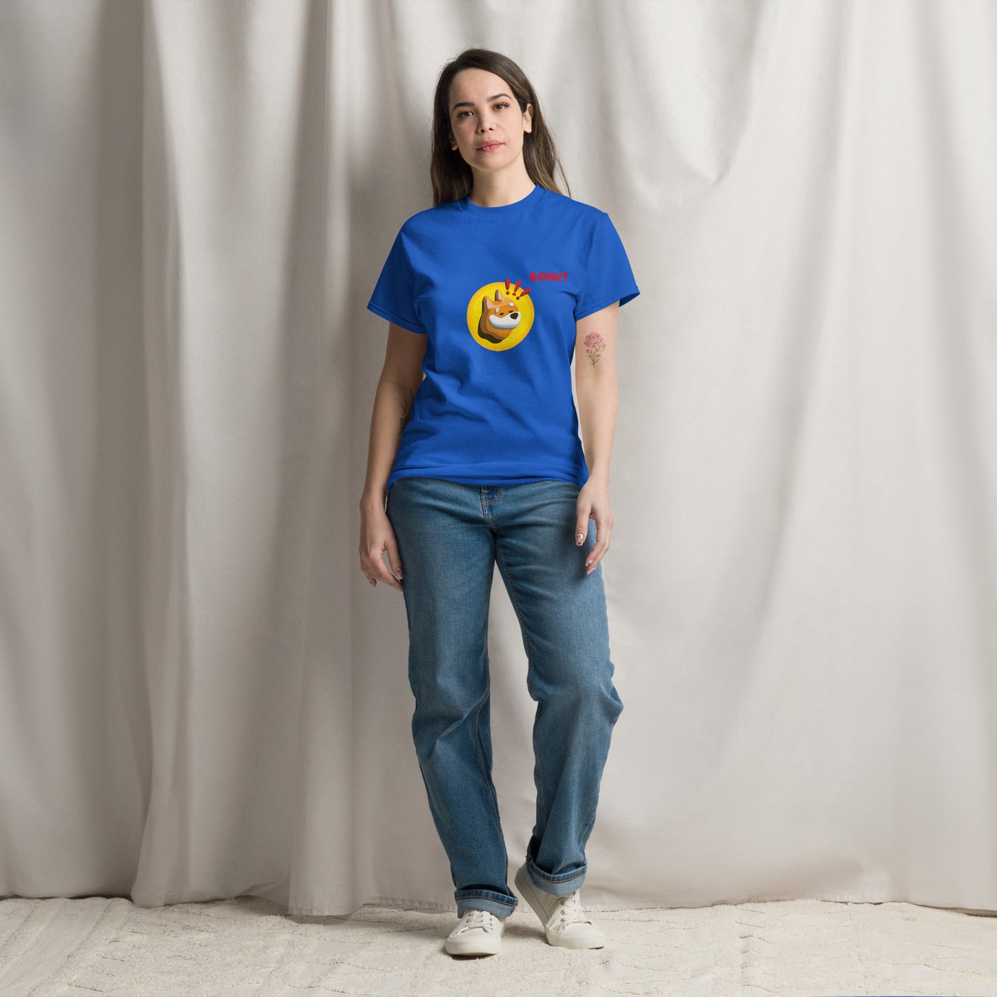 Damen Bonk Meme Coin T-Shirt