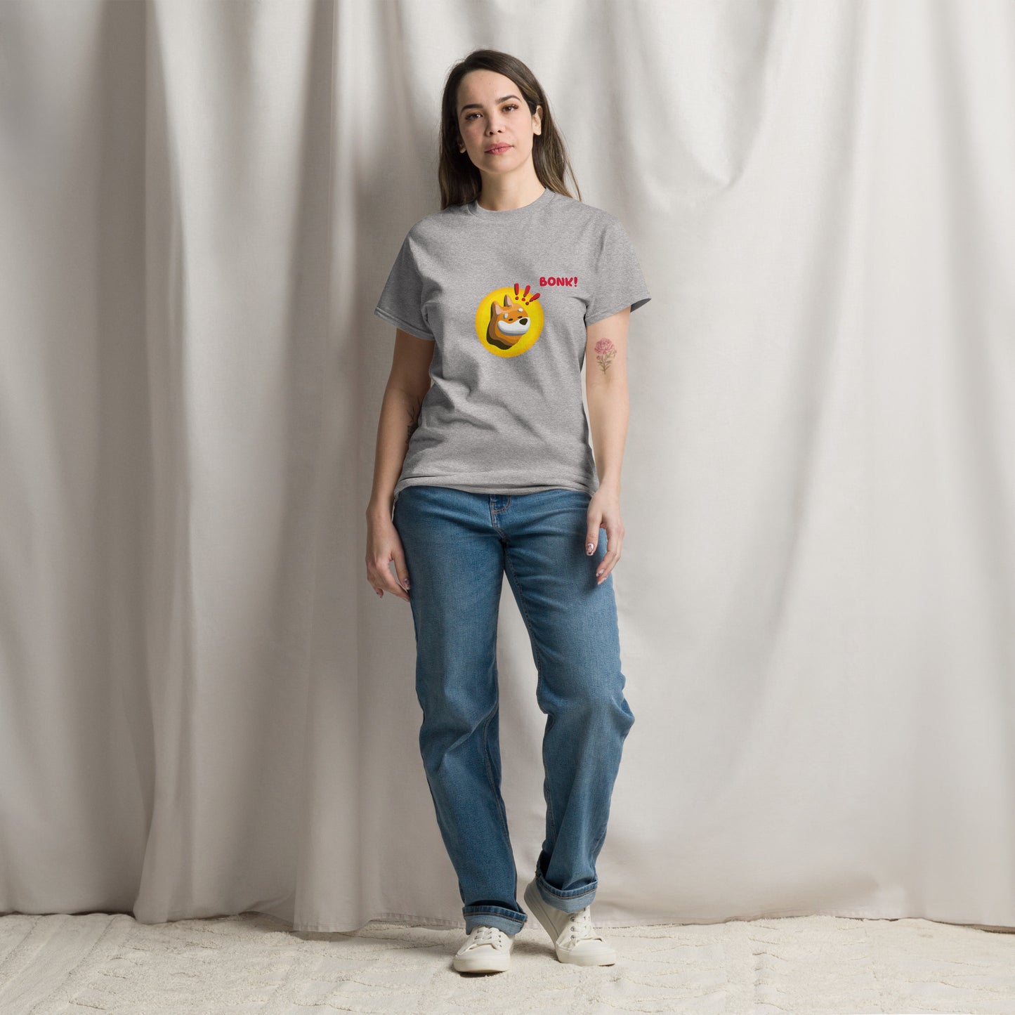 Damen Bonk Meme Coin T-Shirt
