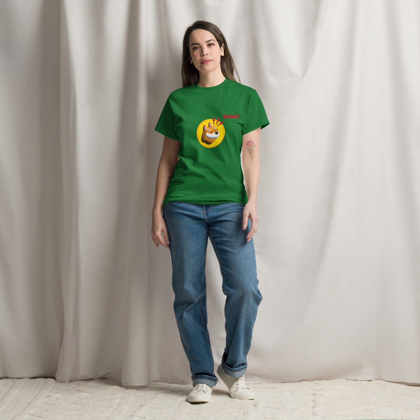 Damen Bonk Meme Coin T-Shirt