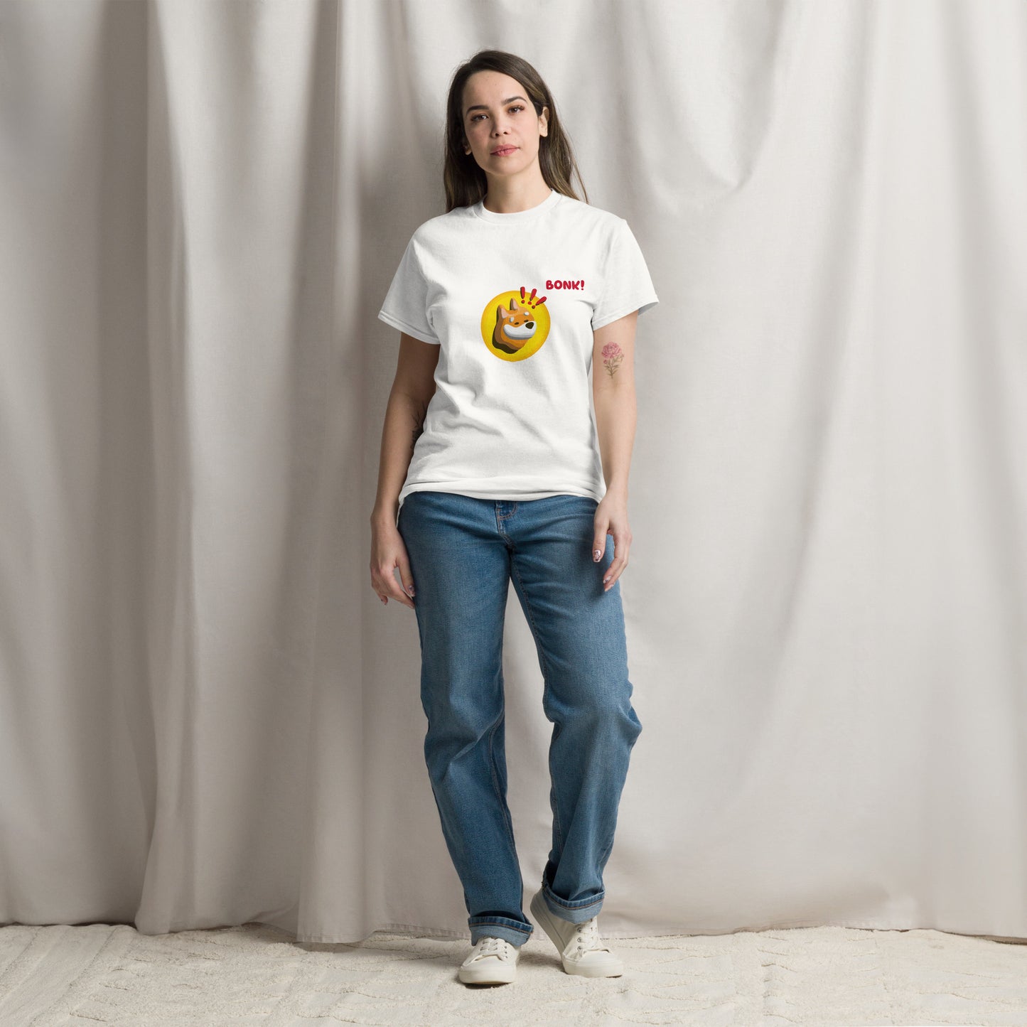 Damen Bonk Meme Coin T-Shirt