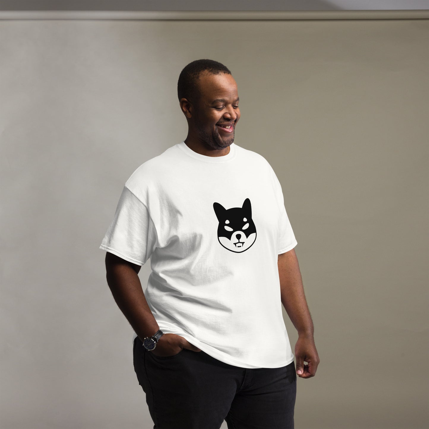 Herren Batman Shiba Inu T-Shirt
