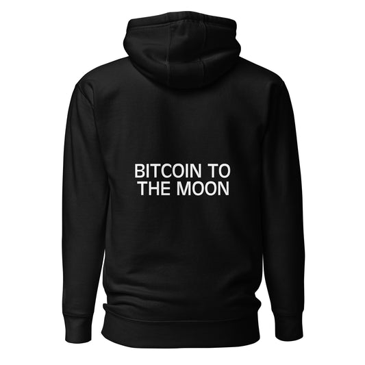 Damen Bitcoin To The Moon Hoodie