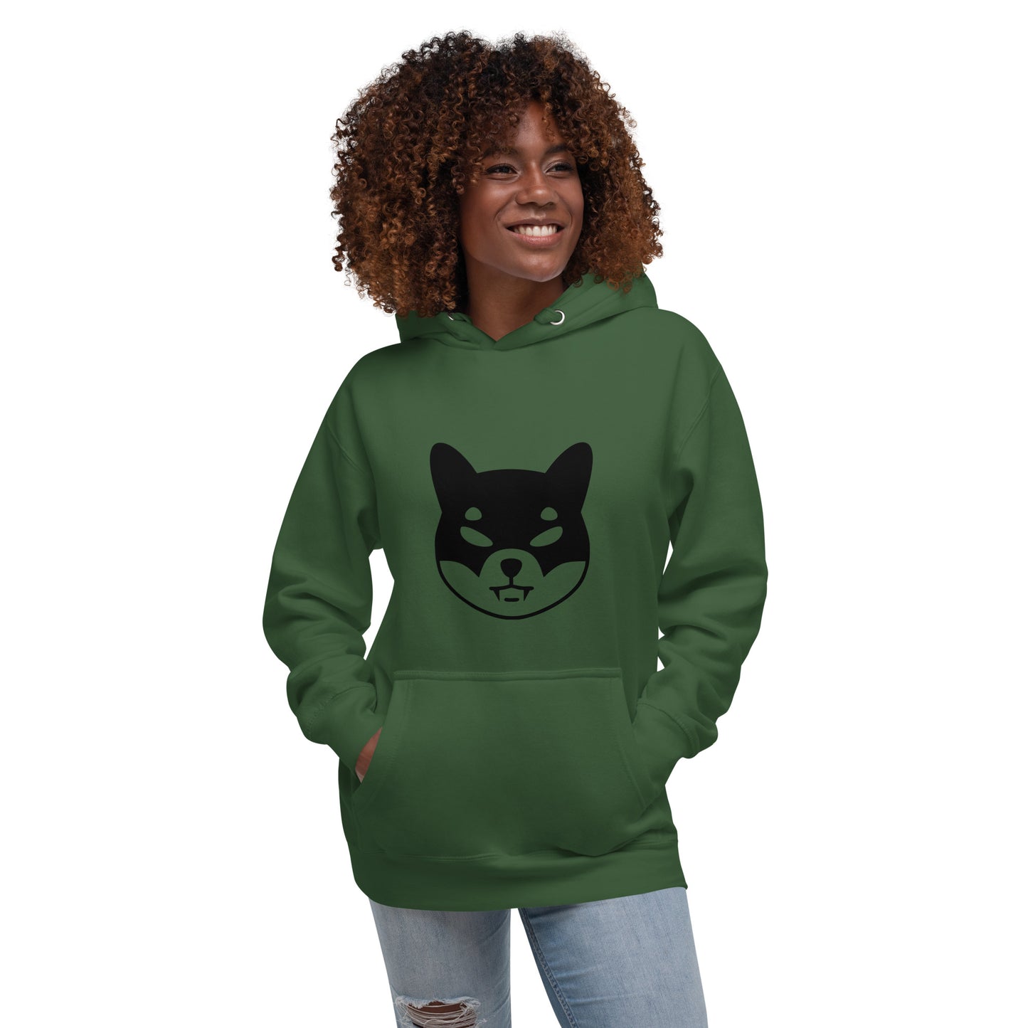 Damen Batman Shiba Inu Hoodie