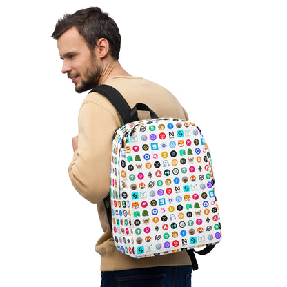 Crypto Allstars Rucksack Weiss