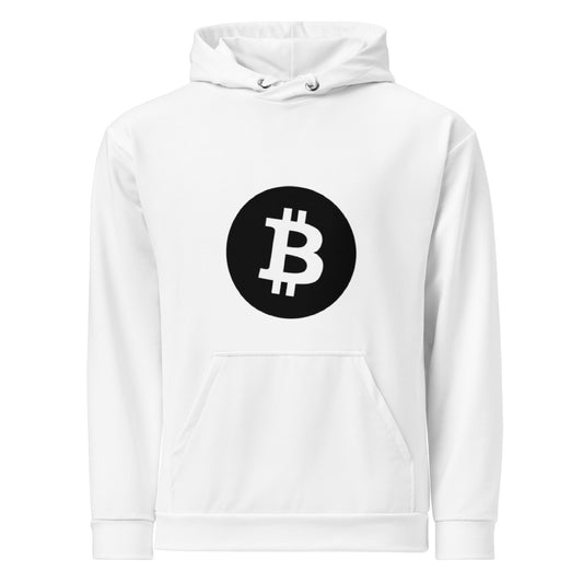 Herren Classic Bitcoin Hoodie Weiss