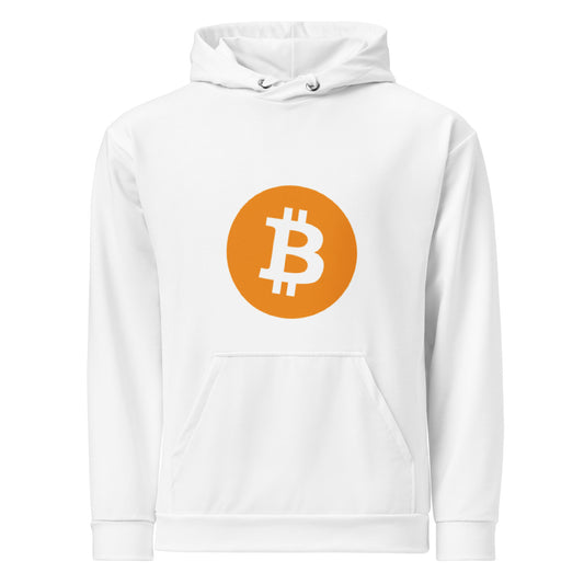 Herren Classic Bitcoin Hoodie Weiß