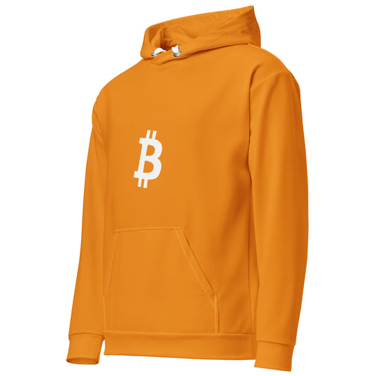 Herren Classic Bitcoin Hoodie Orange