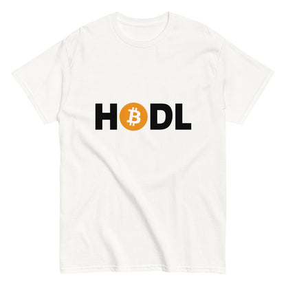 Klassisches Bitcoin HODL T-Shirt im AJHODL Design