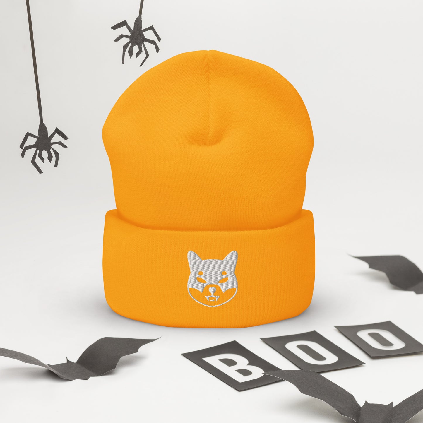 Herren Batman Shiba Inu Beanie Weiss