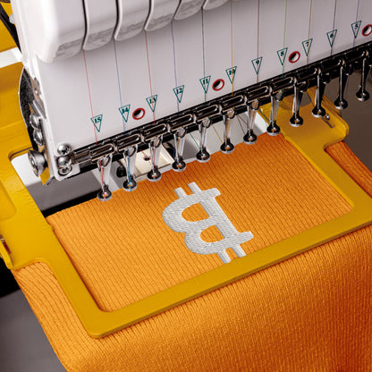 Damen Bitcoin Logo Beanie Weiss