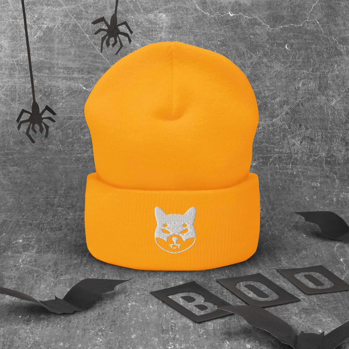 Herren Batman Shiba Inu Beanie Weiss