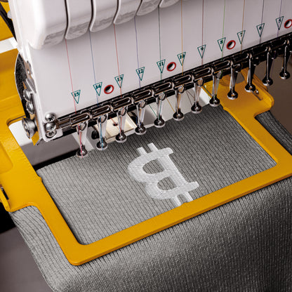 Damen Bitcoin Logo Beanie Weiss