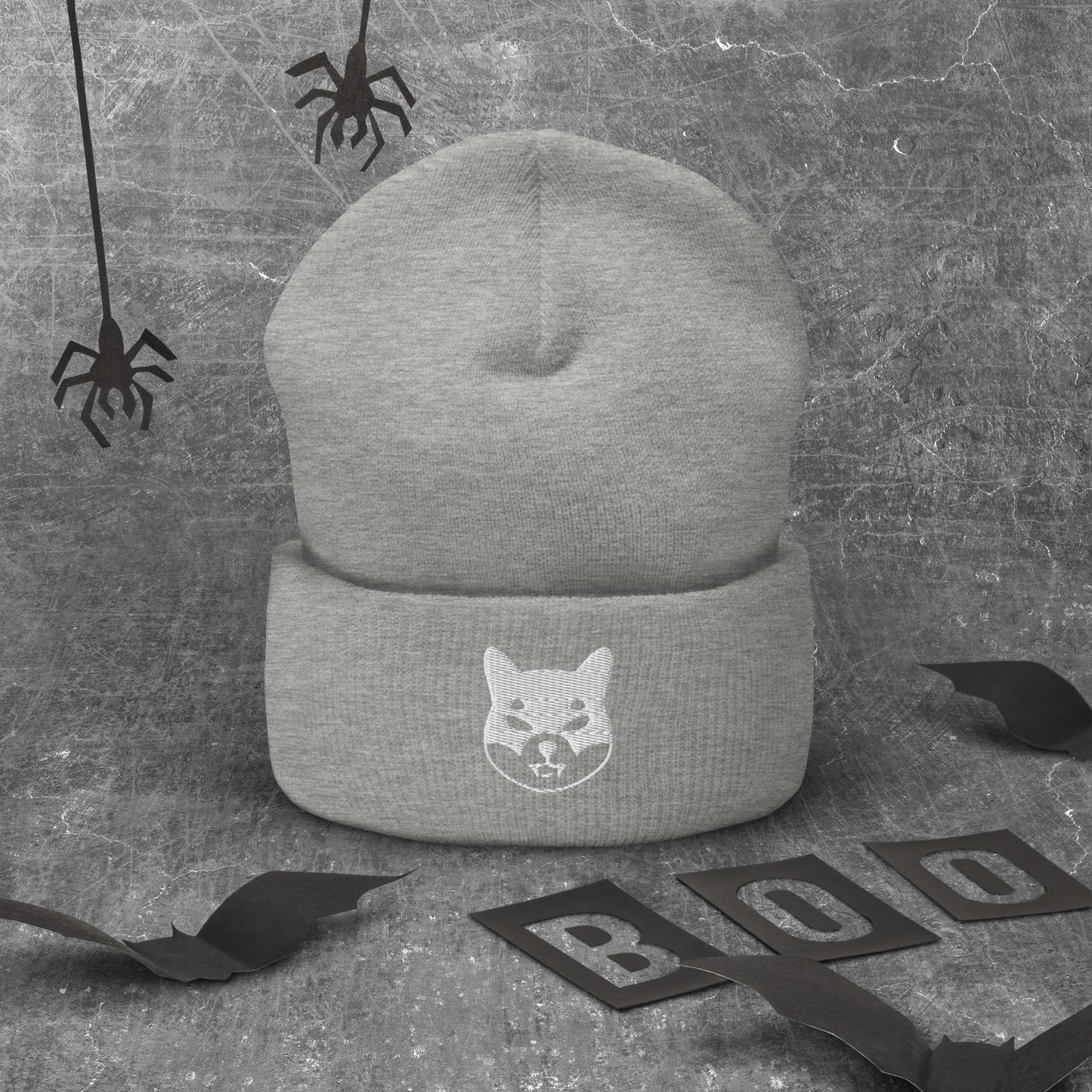 Herren Batman Shiba Inu Beanie Weiss