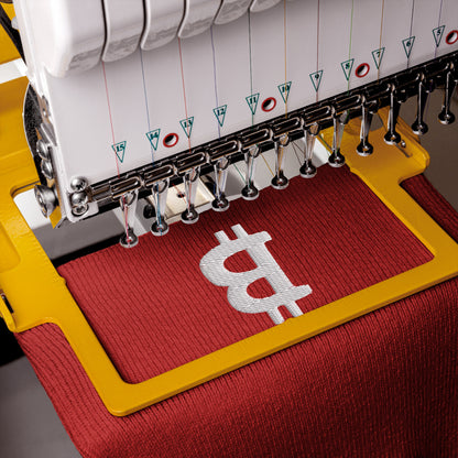 Damen Bitcoin Logo Beanie Weiss