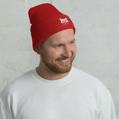 Herren Batman Shiba Inu Beanie Weiss
