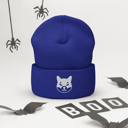 Herren Batman Shiba Inu Beanie Weiss