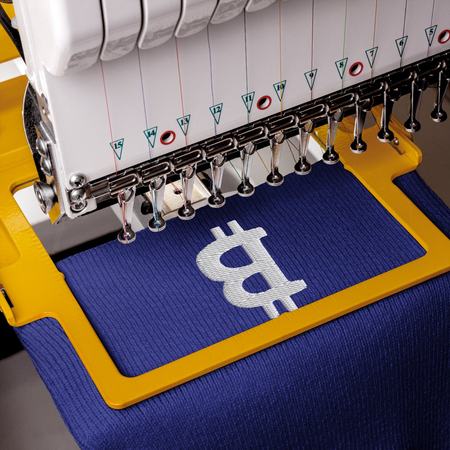 Damen Bitcoin Logo Beanie Weiss