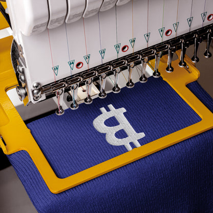 Damen Bitcoin Logo Beanie Weiss
