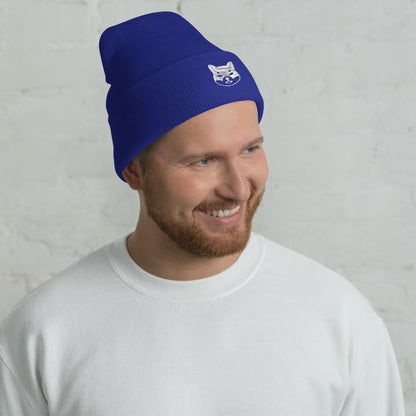 Herren Batman Shiba Inu Beanie Weiss