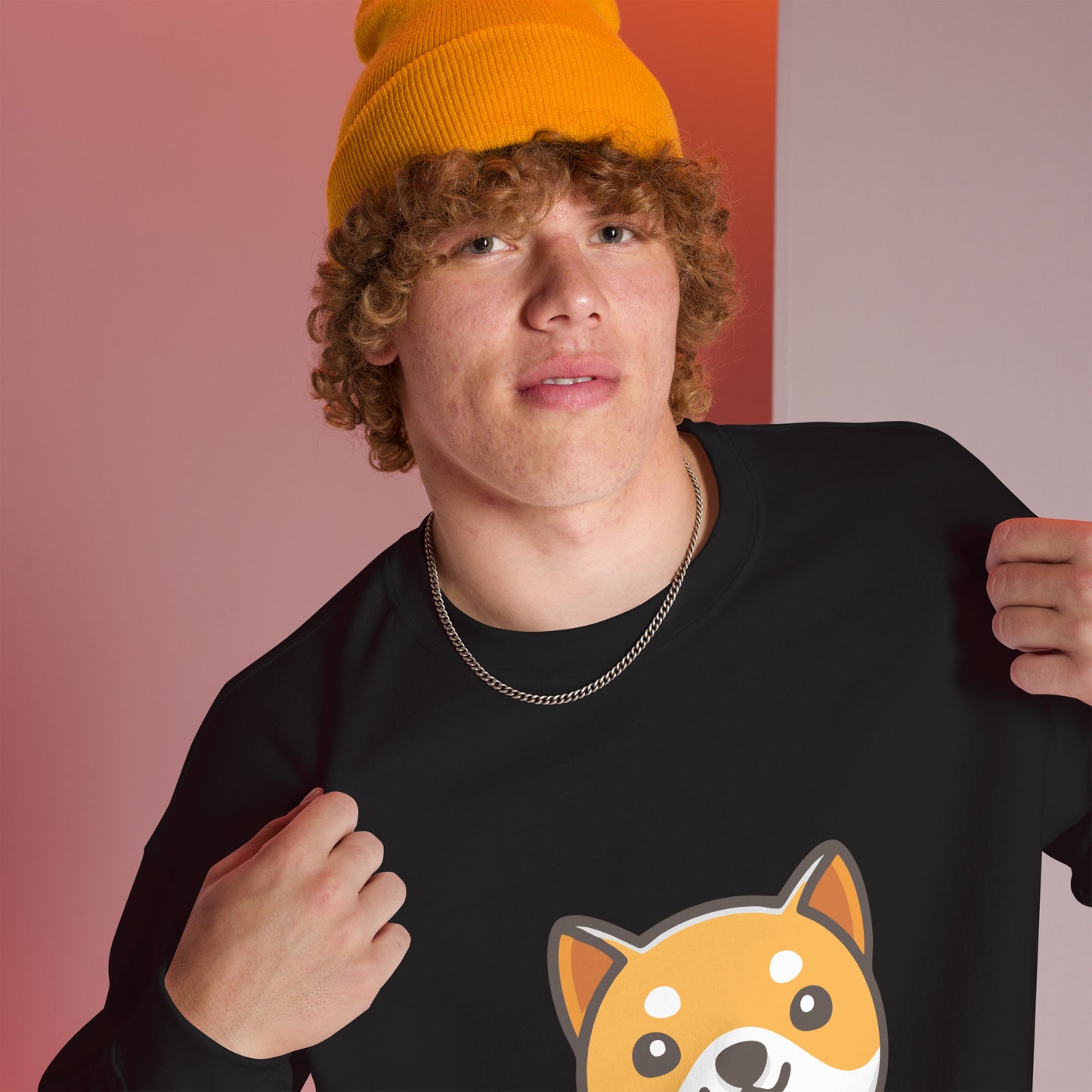Herren Baby Shiba Inu Sweater
