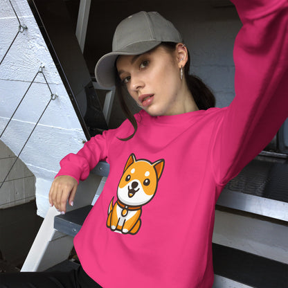 Damen Baby Shiba Inu Sweater