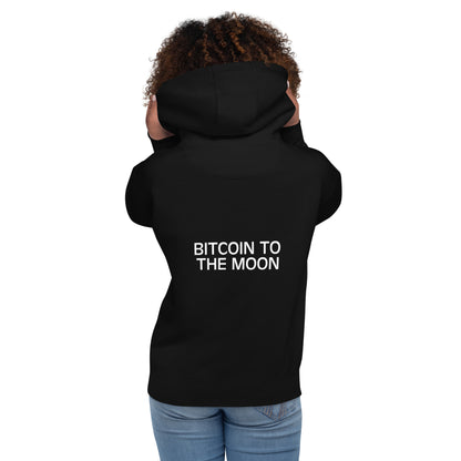 Damen Bitcoin To The Moon Hoodie