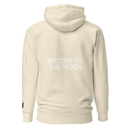 Damen Bitcoin To The Moon Hoodie