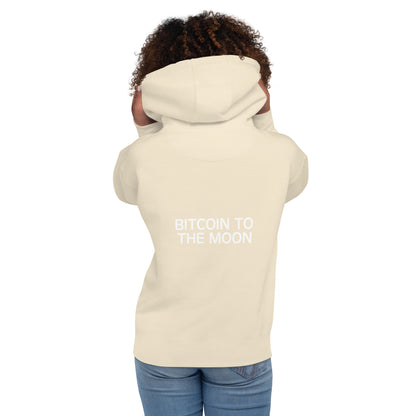 Damen Bitcoin To The Moon Hoodie