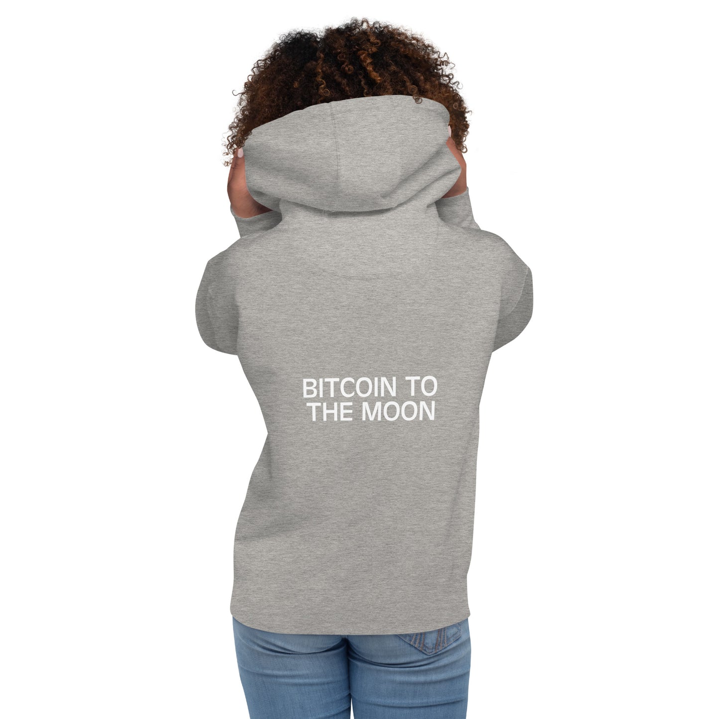Damen Bitcoin To The Moon Hoodie