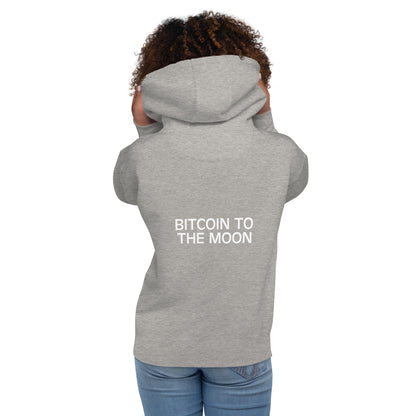 Damen Bitcoin To The Moon Hoodie
