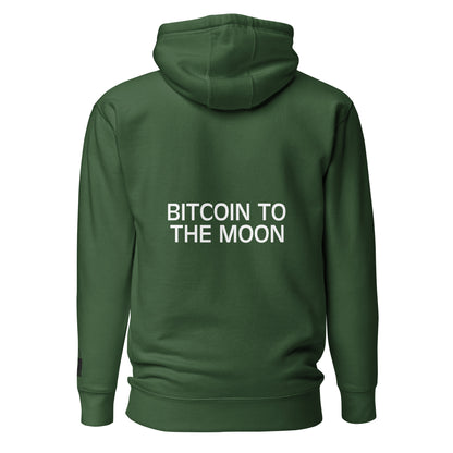 Damen Bitcoin To The Moon Hoodie