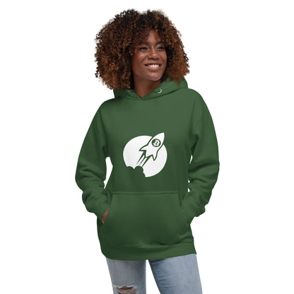 Damen Bitcoin To The Moon Hoodie
