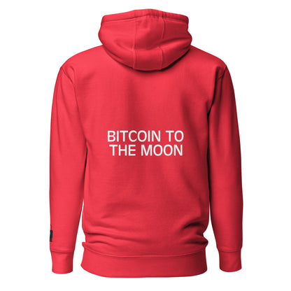 Damen Bitcoin To The Moon Hoodie