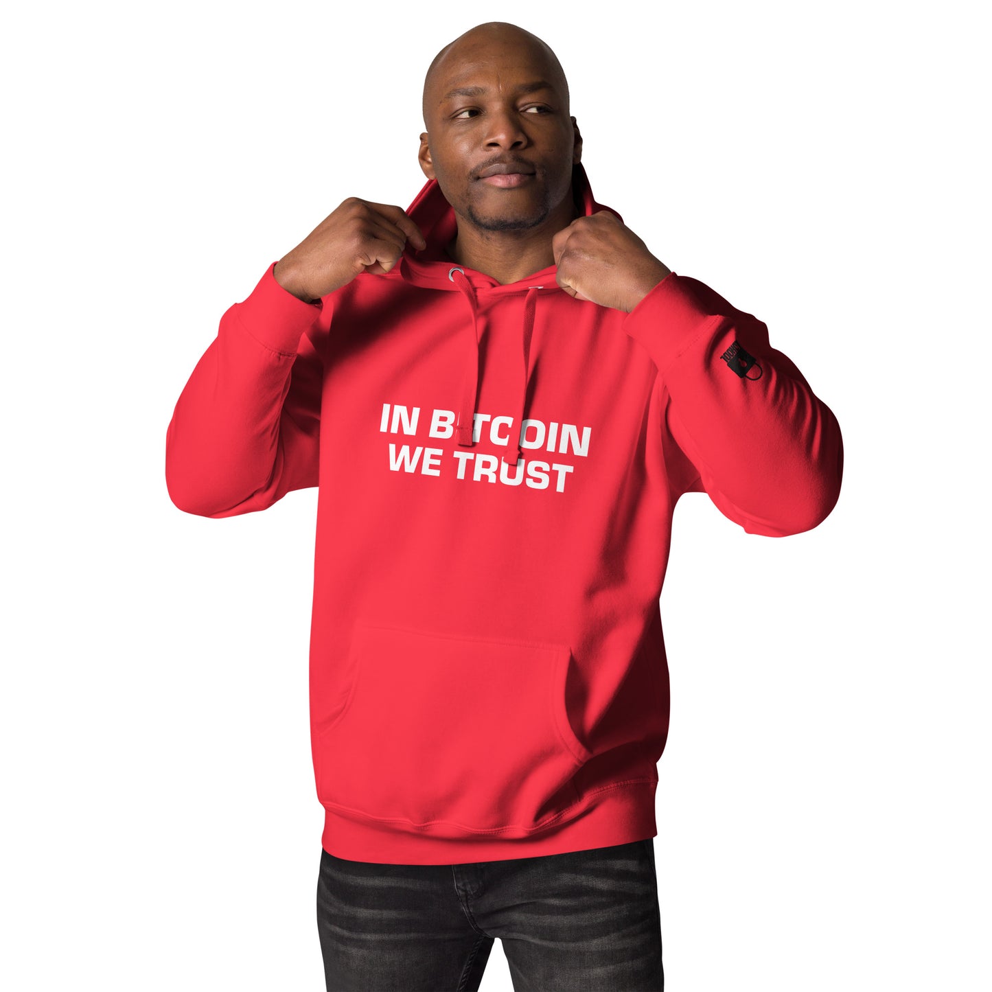 Herren In Bitcoin We Trust Hoodie