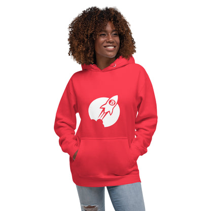Damen Bitcoin To The Moon Hoodie