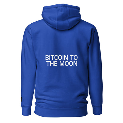 Damen Bitcoin To The Moon Hoodie