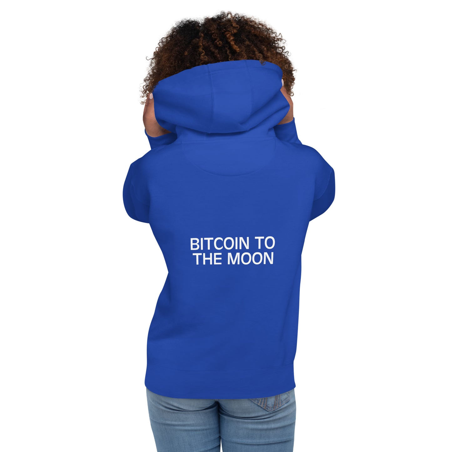 Damen Bitcoin To The Moon Hoodie